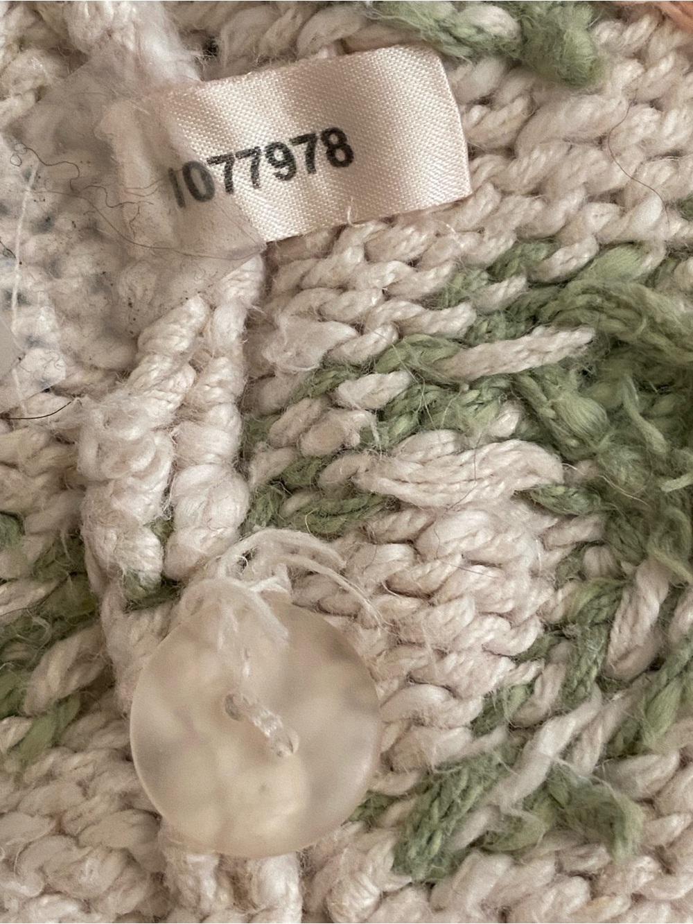 L.L. Bean Vintage Linen Blend Floral Cardigan - Picture 6 of 16